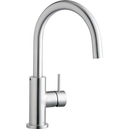Single Hole Faucet Satin Stainless Steel