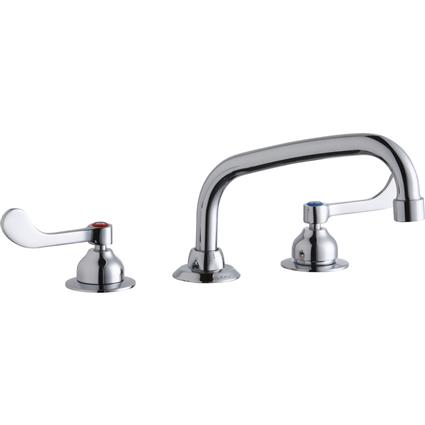 Faucet 8" Arc Tube Spout 4" Handles CR