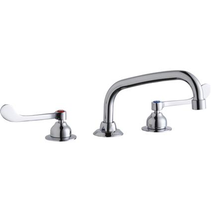 Faucet 8" Arc Tube Spout 6" Handles CR