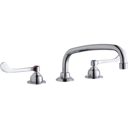 Faucet 10" Arc Tube Spout 6" Handles CR