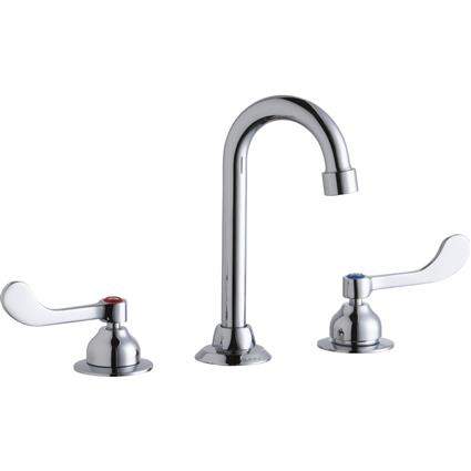 Faucet 4" Gneck Spout 4" Handles Chrome
