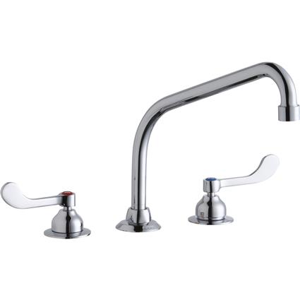 Faucet 10" Arc Spout 4" Handles Chrome