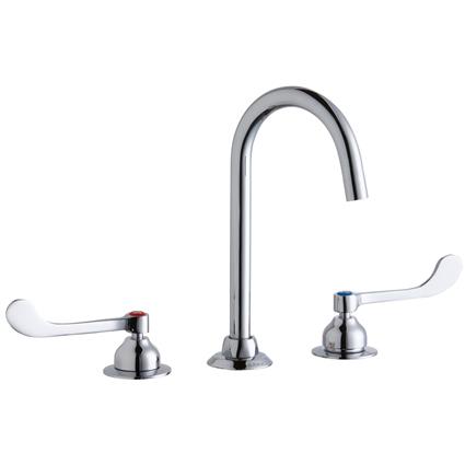 Faucet w/5" Gneck Spout 6" Handle CR