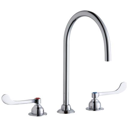 Faucet w/8" Gneck Spout 6" Handle CR