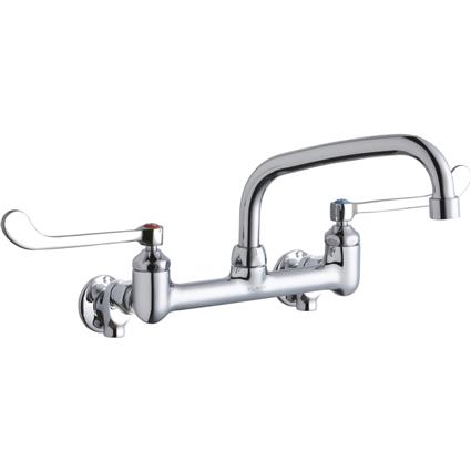 Wall Faucet 8" Arc Tube Spout 6" Handle