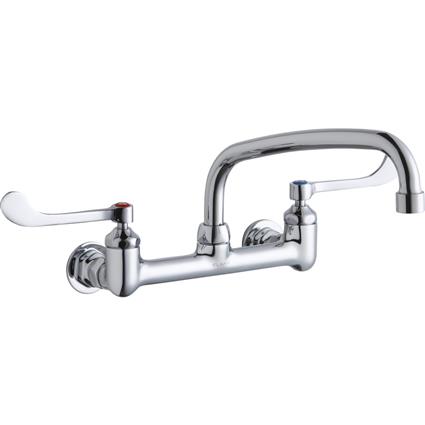Wall Faucet 10" Arc Tube Spout 6" Handle