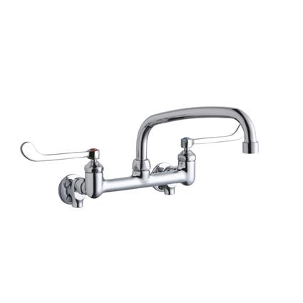 Wall Faucet 10" Arc Tube Spout 6" Handle