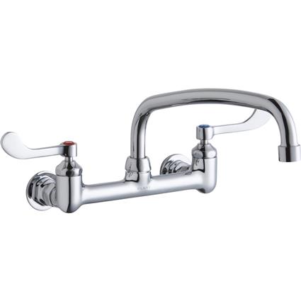Wall Faucet 12" Arc Tube Spout 4" Handle