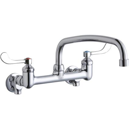 Wall Faucet 12" Arc Tube Spout 4" Handle