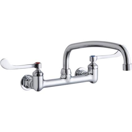 Wall Faucet 12" Arc Tube Spout 6" Handle