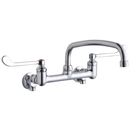 Wall Faucet 12" Arc Tube Spout 6" Handle