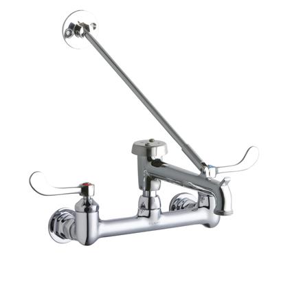 Wall Faucet 7" Bkt Hook Spt 4in Hndl CR