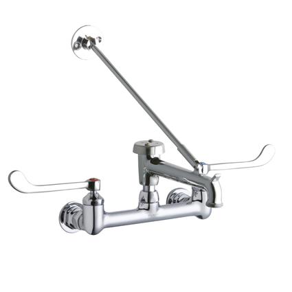 Wall Faucet 7" Bkt Hook Spt 6in Hndl CR