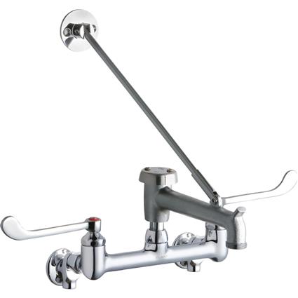 Wall Faucet w/ 7" Bucket Hook Spout CR