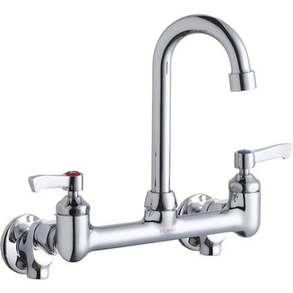 Wall Faucet w/ 4" Gneck Spout 2" Handle