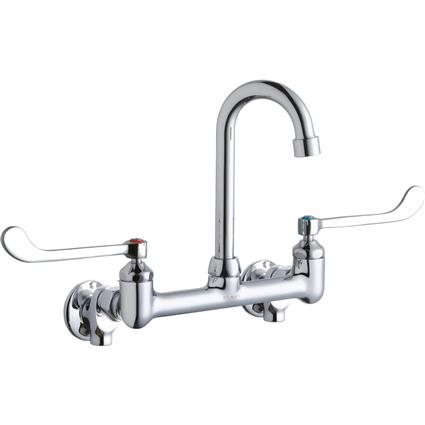 Wall Faucet with 4" Gneck Spout