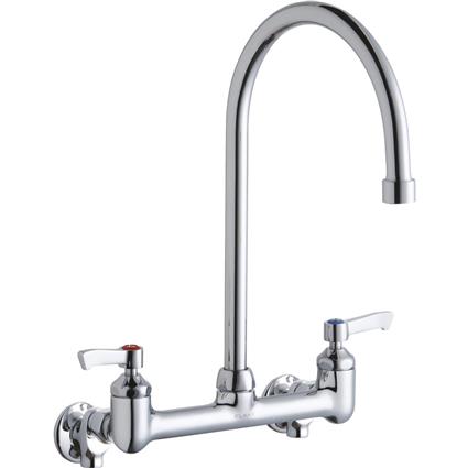 Wall Faucet w/ 8" Gneck Spout 2" Handle
