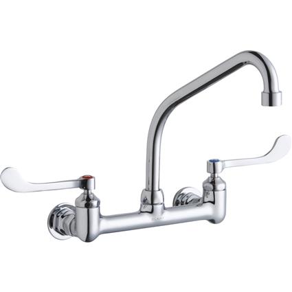 Wall Faucet 8" High Arc Spout 6" Handle