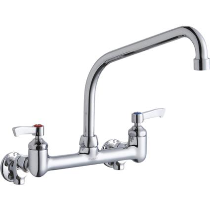 Wall Faucet 10" High Arc Spout 2" Handle