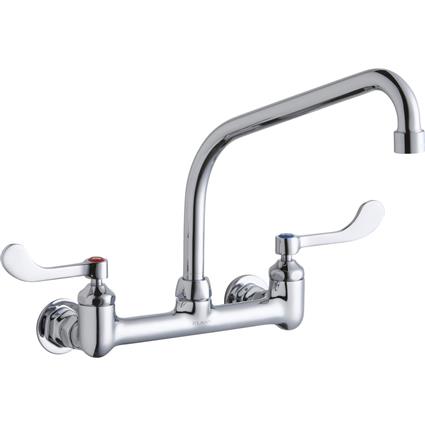 Wall Faucet 10" High Arc Spout 4" Handle