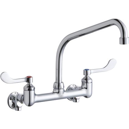 Wall Faucet 10" High Arc Spout 4" Handle