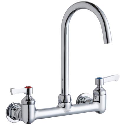 Faucet 5" Gneck Spout 2" Hndl Inlet CR