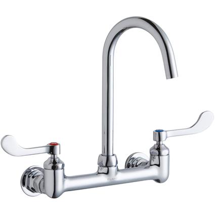 Faucet 5" Gneck Spout 4" Handle Inlets