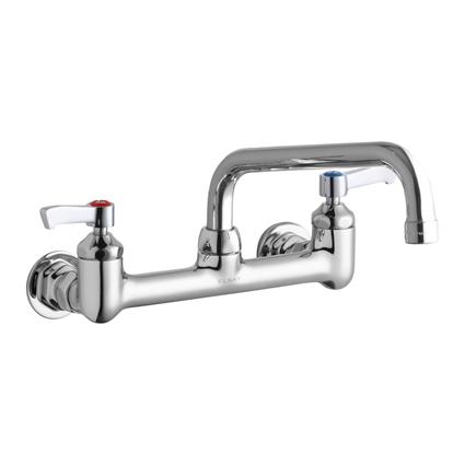 Wall Faucet 8" Tube Spout 2" Handle CR