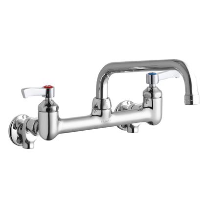 Wall Faucet 8" Tube Spout 2" Handle CR