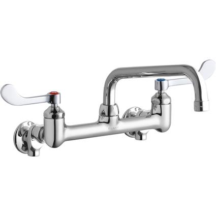 Wall Faucet w/ 8" Tube Spout 4" Handle