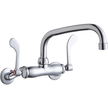 Wall Faucet 8" Arc Tube Spout 2in Inlet