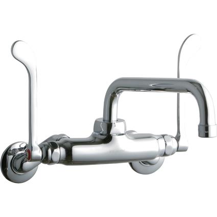 Wall Faucet 8" Tube Spout 6in Hndl 2" CR