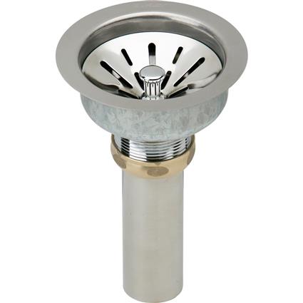 Deluxe Drain 3-1/2 304 SS for Fireclay