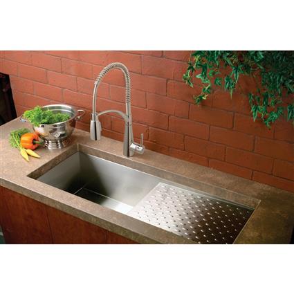 1 Hole Faucet Semi-Professional Spout CR