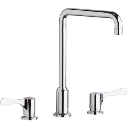 Faucet w/ Arc Tube Spout 4" Handles CR