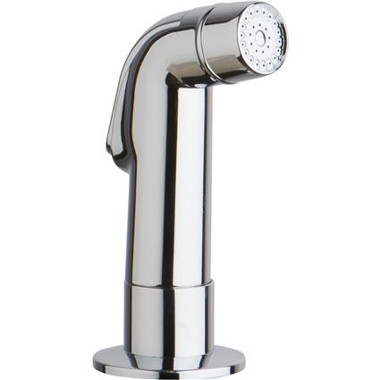 Faucet with Arc Spout Side Spray CR