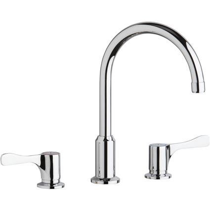Concealed Faucet Arc Spout 4" Handles CR