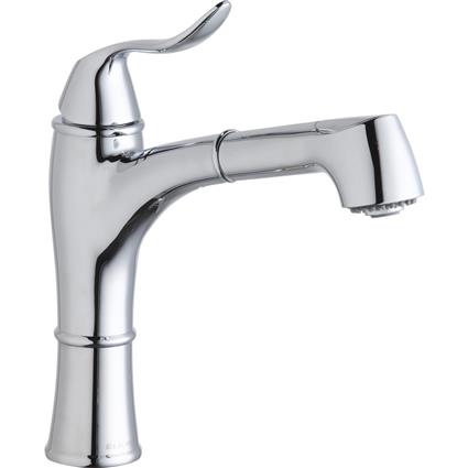 1 Hole Faucet with Pull-out Spray CR