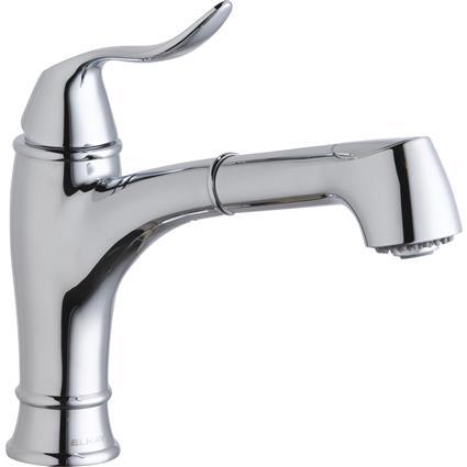 Single Hole Bar Faucet Pull-out Spray CR