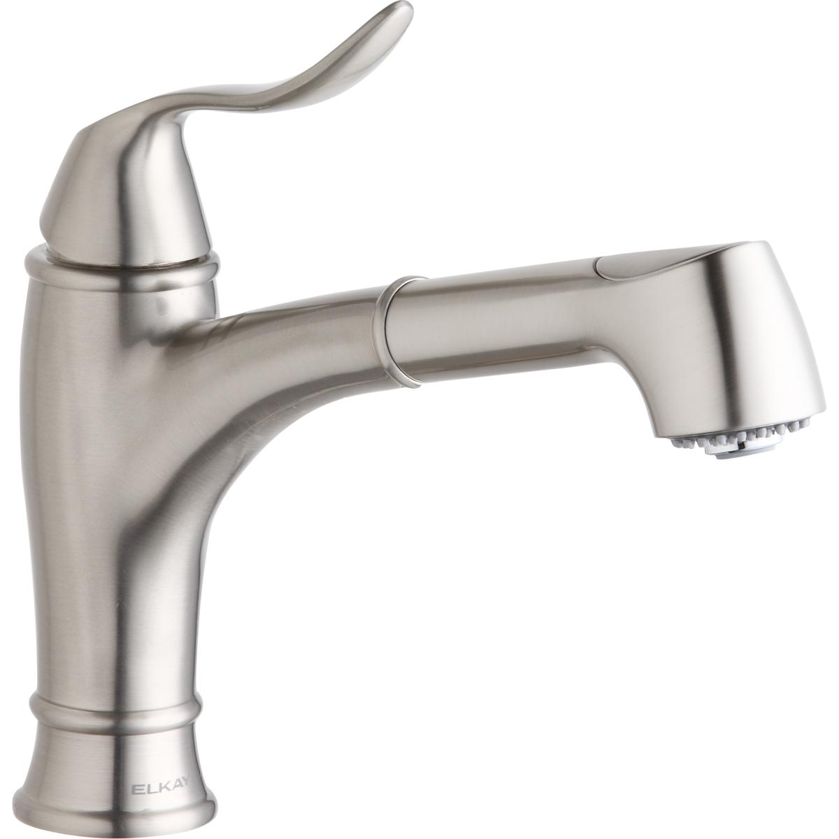 Elkay Explore 1 Hole Bar Faucet with Pullout Spray Lever Handle