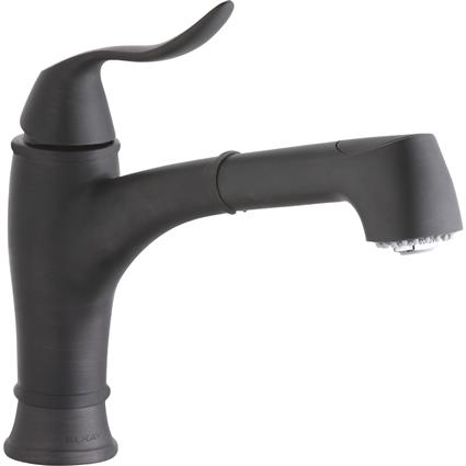1 Hole Bar Faucet w/ Pull-out Spray RB