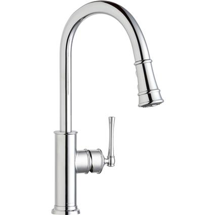 1 Hole Faucet with Pull-down Spray CR