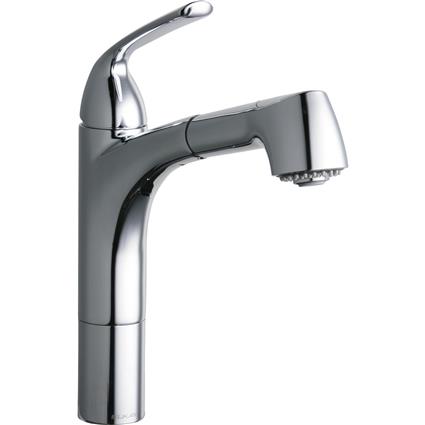 1 Hole Faucet with Pull-out Spray CR
