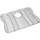 SS 22" x 15-3/4" x 1-1/8" Bottom Grid
