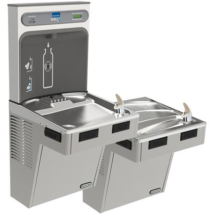Bottle Fill Stn+Cooler Filter 8GPH Gray