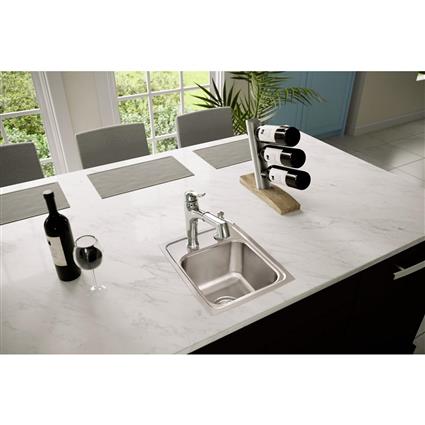 SS 13x16x7.6 Single Bowl Drop-in Sink