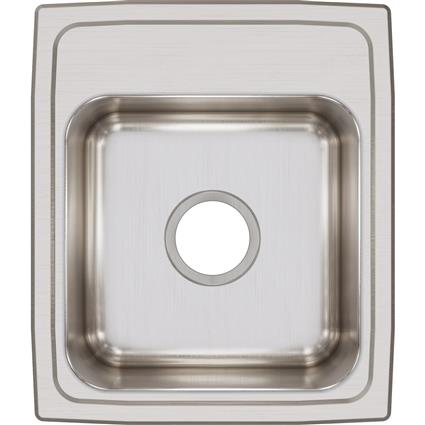SS 15x17.5x7.6 Single Drop-in Sink
