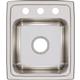 SS 15x17.5x7.6 Single Drop-in Sink