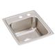 SS 15x17.5x7.6 Single Drop-in Sink