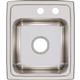 SS 15x17.5x7.6 Single Drop-in Sink
